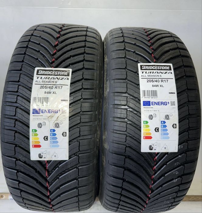 2x 205/40r17 Bridgestone Turanza AllSeason 6  84W XL 2024