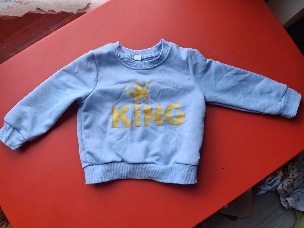 Sprzedam komplecik niebieski KING 80