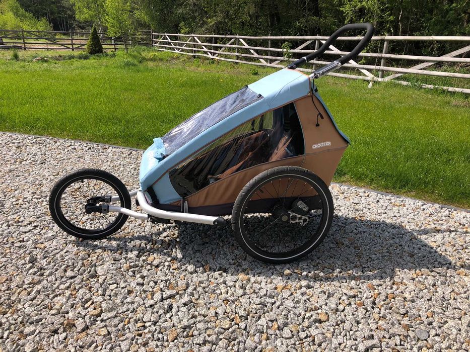 Przyczepka rowerowa wózek biegowy - 3w1 - Croozer Kid Plus AMORTYZACJA