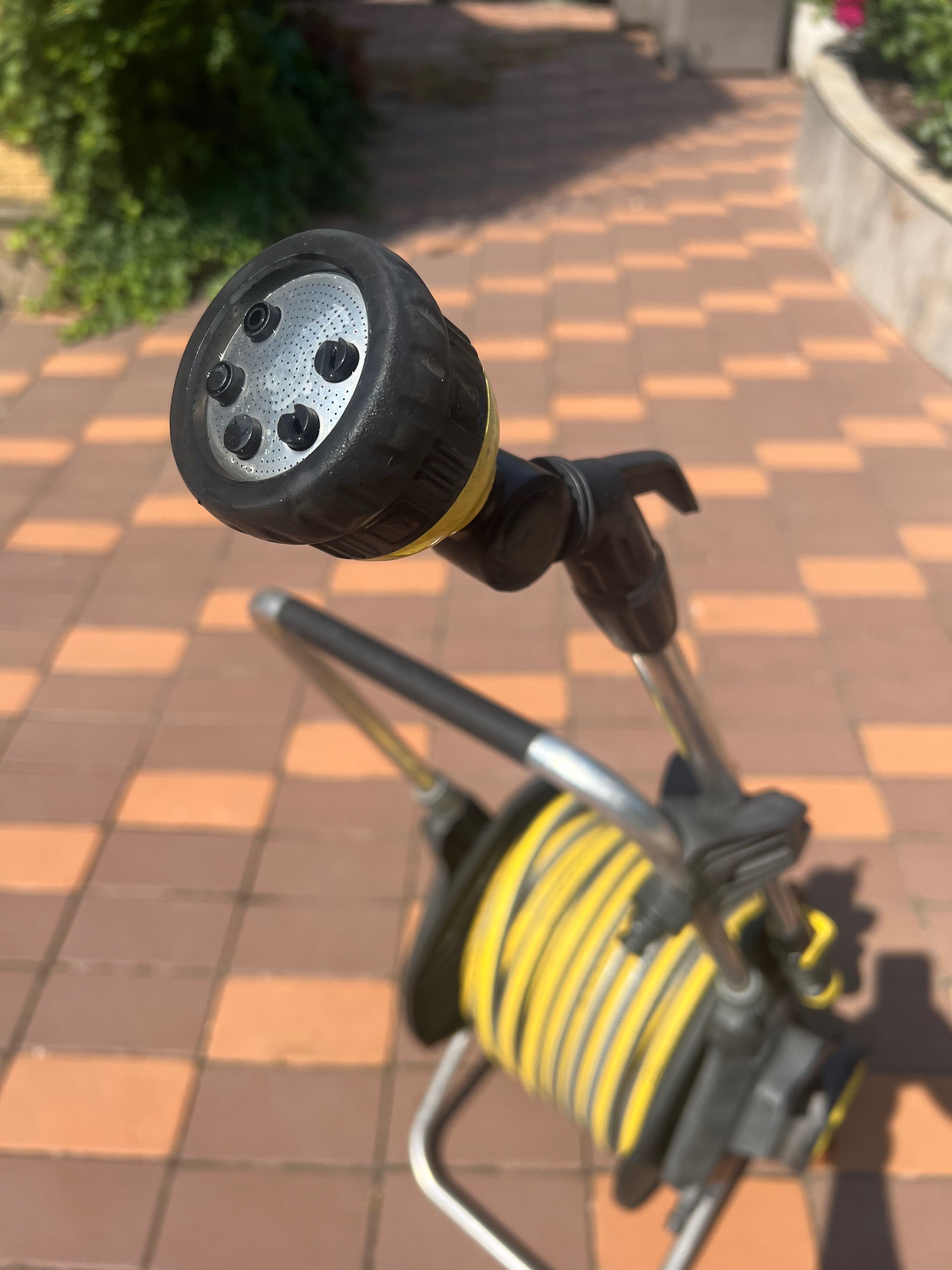 Садовый шланг Karcher 20м на тележке с штангой для полива
