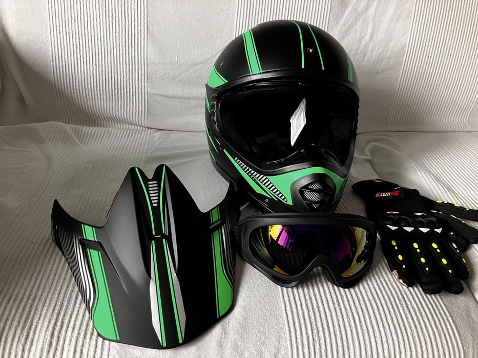 Kask Motocross, hulajnoga, młodzieżowy rozmiar S