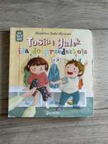 Tosia i Julek ida do przedszkola