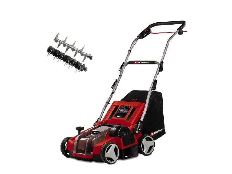скарифікатор/аератор акумуляторний для газонів Einhell Power 36V