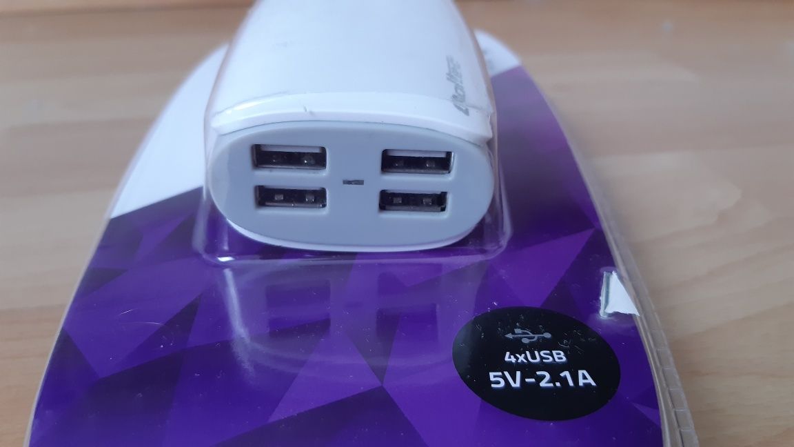 Ładowarka sieciowa USB x 4 2.1A 

Odbiór osobisty.

Paczkomat 15zł pr