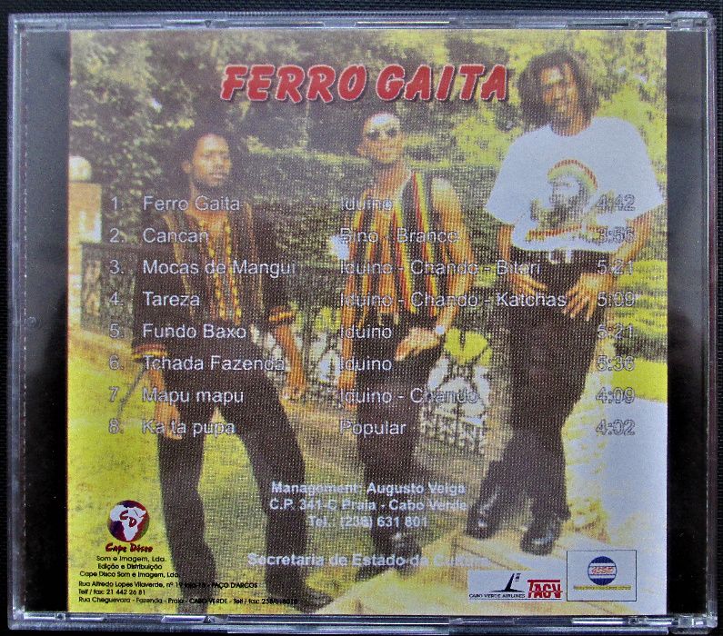 CD - Ferro Gaita - Fundu Baxu, novo e raríssimo