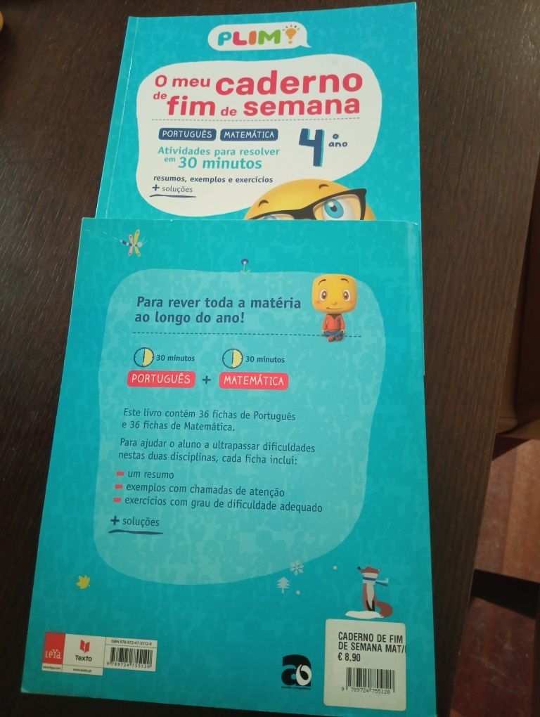 O meu caderno de fim de semana