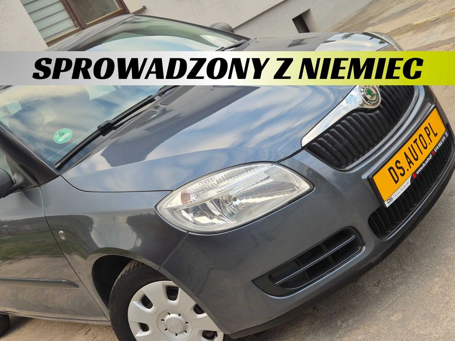 Skoda Fabia 2 • benzyna • 2009r • KLIMA • HAK • z Niemiec
