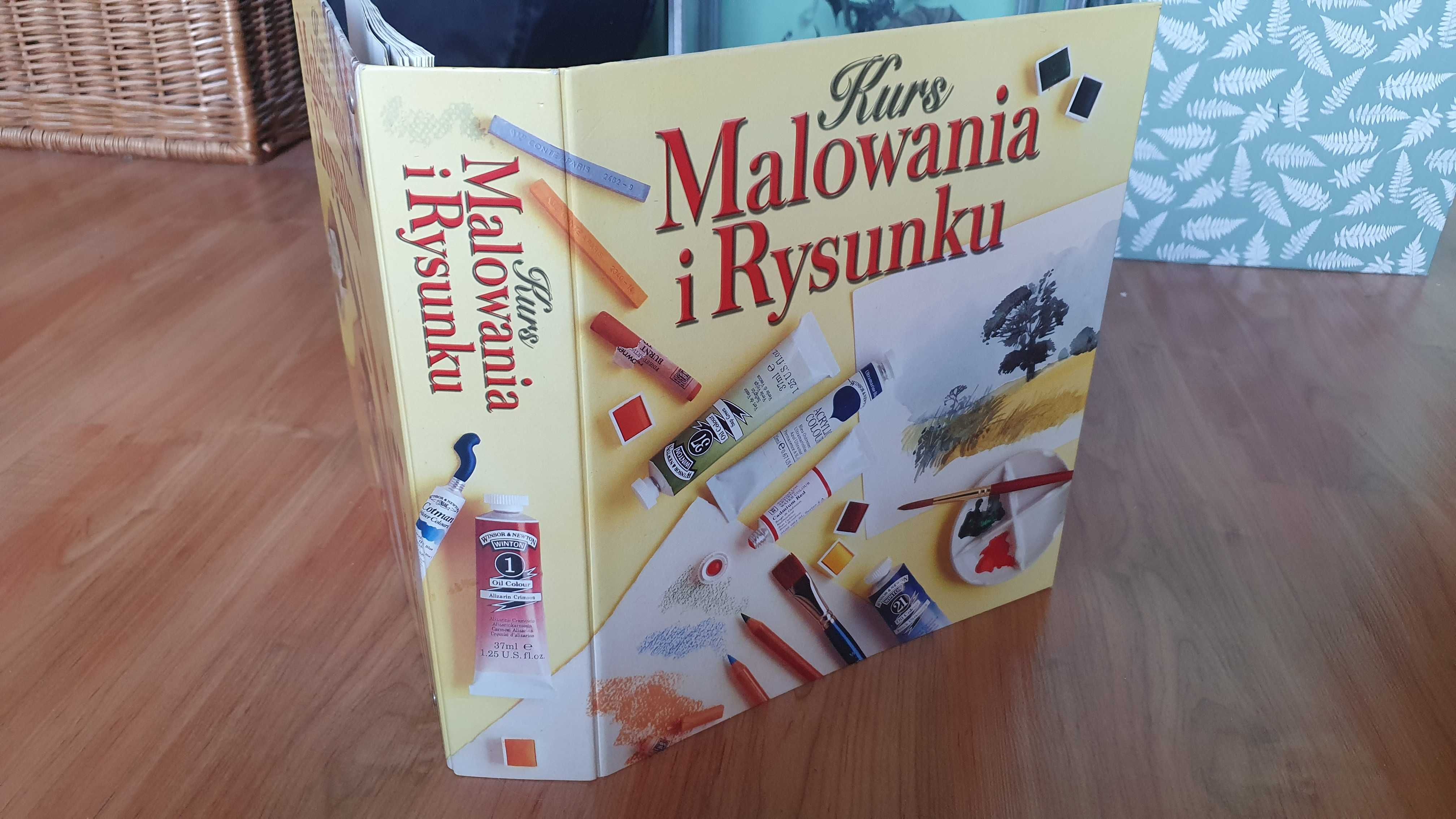 Gazetka"kurs malowania rysunku"z kolekcji z segregatorem