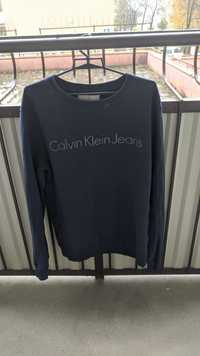 Bluza bawełniana granatowa męska Calvin Klein L