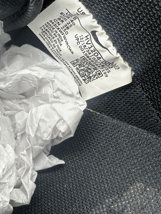 Buty Sportowe Nike Air Force 1 low canvas 40 czarne