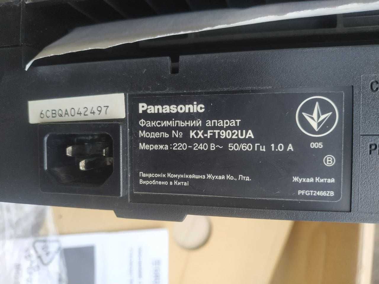 Телефон-факс Panasonic KX-FT902UA