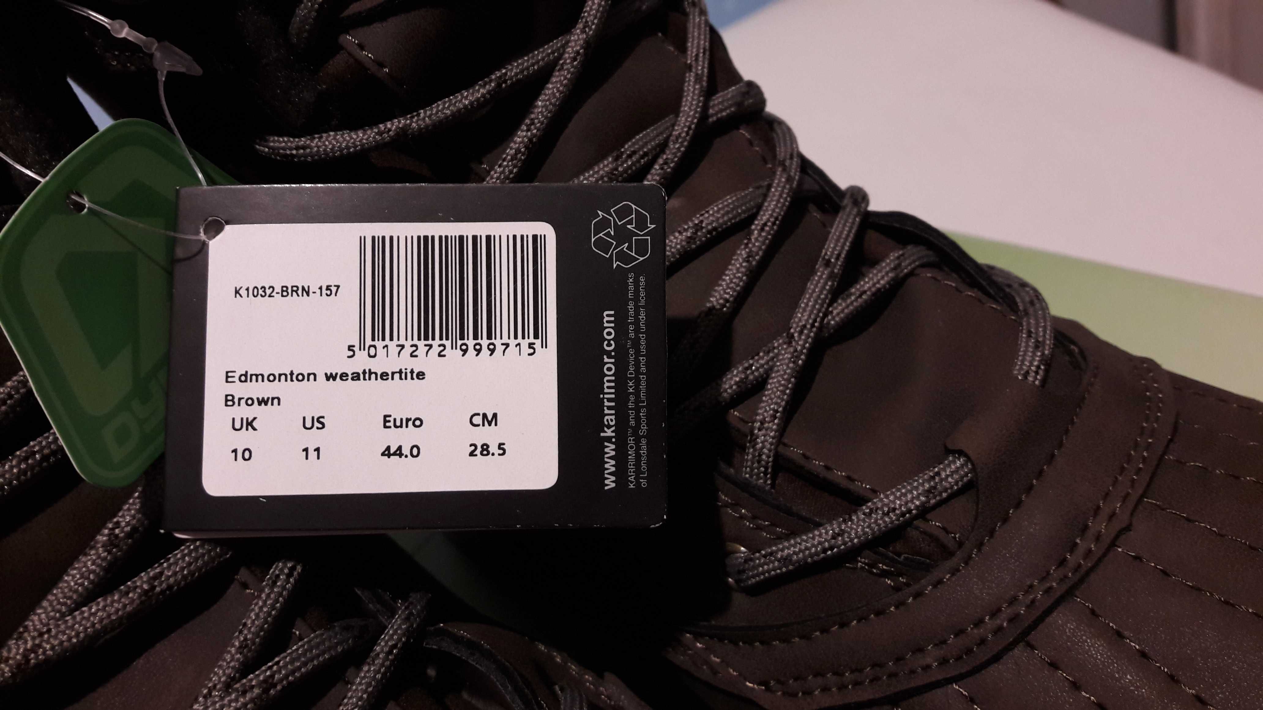 Buty zimowe Karrimor męskie 44 nowe