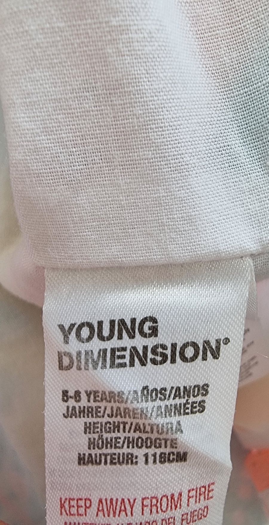 Prześliczna letnia neonowa sukienka Young Dimension 5-6 lat 116 cm