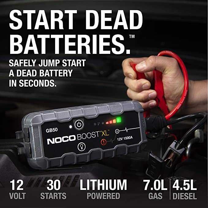 Пуско-зарядний пристрій Noco GB50 Boost XL 1500A Jump Starter