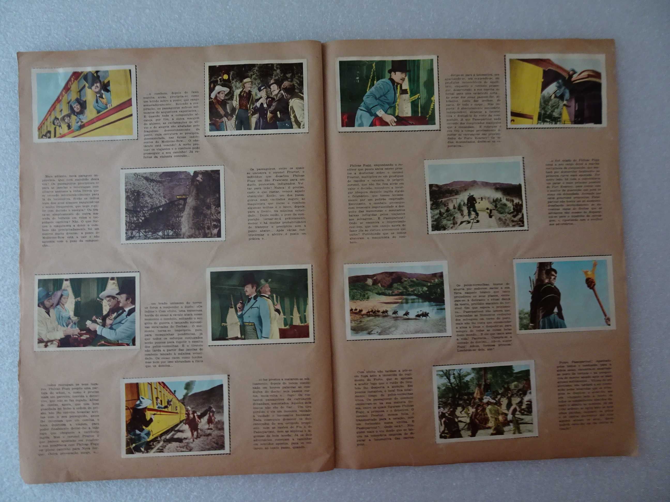 Caderneta de cromos completa - A Volta ao Mundo em 80 Dias