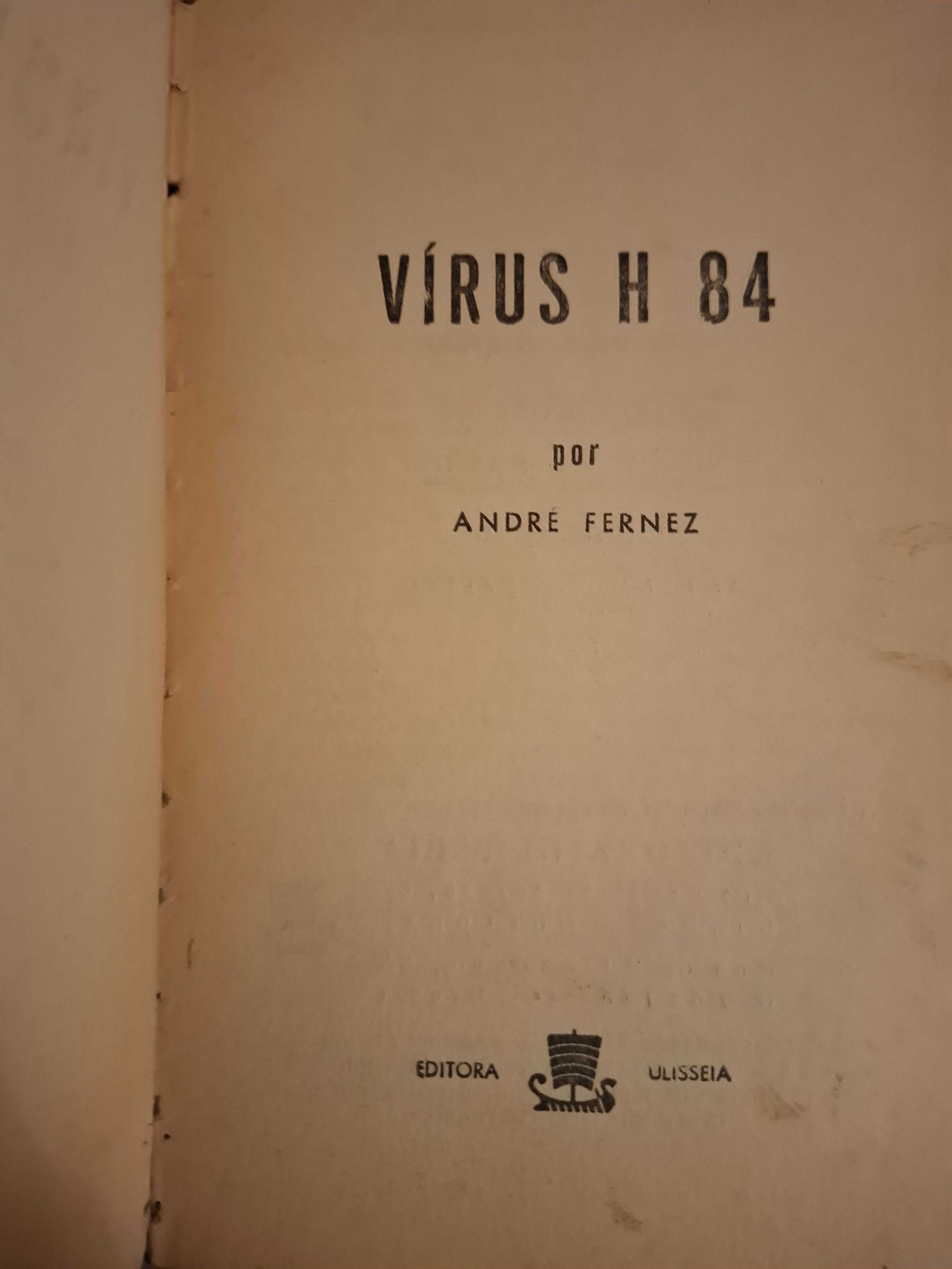 Livro de espionagem - Vírus H.84 de Andre Fernez