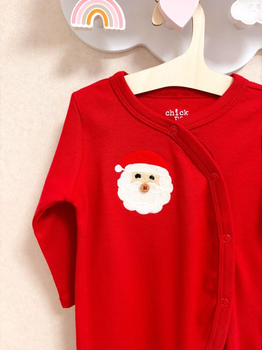 Чоловічок різдвяний санта клаус 74 6-9 міс Chickpea