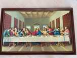 Quadro da Última Ceia com moldura