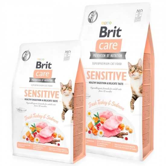 Сухий корм для вибагливих кішок Brit Care Sensitive Digestion 2кг