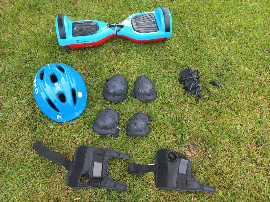 Elektryczna deskorolka Skymaster WHEELS 6.5 SMART Niebiesko-czerwony