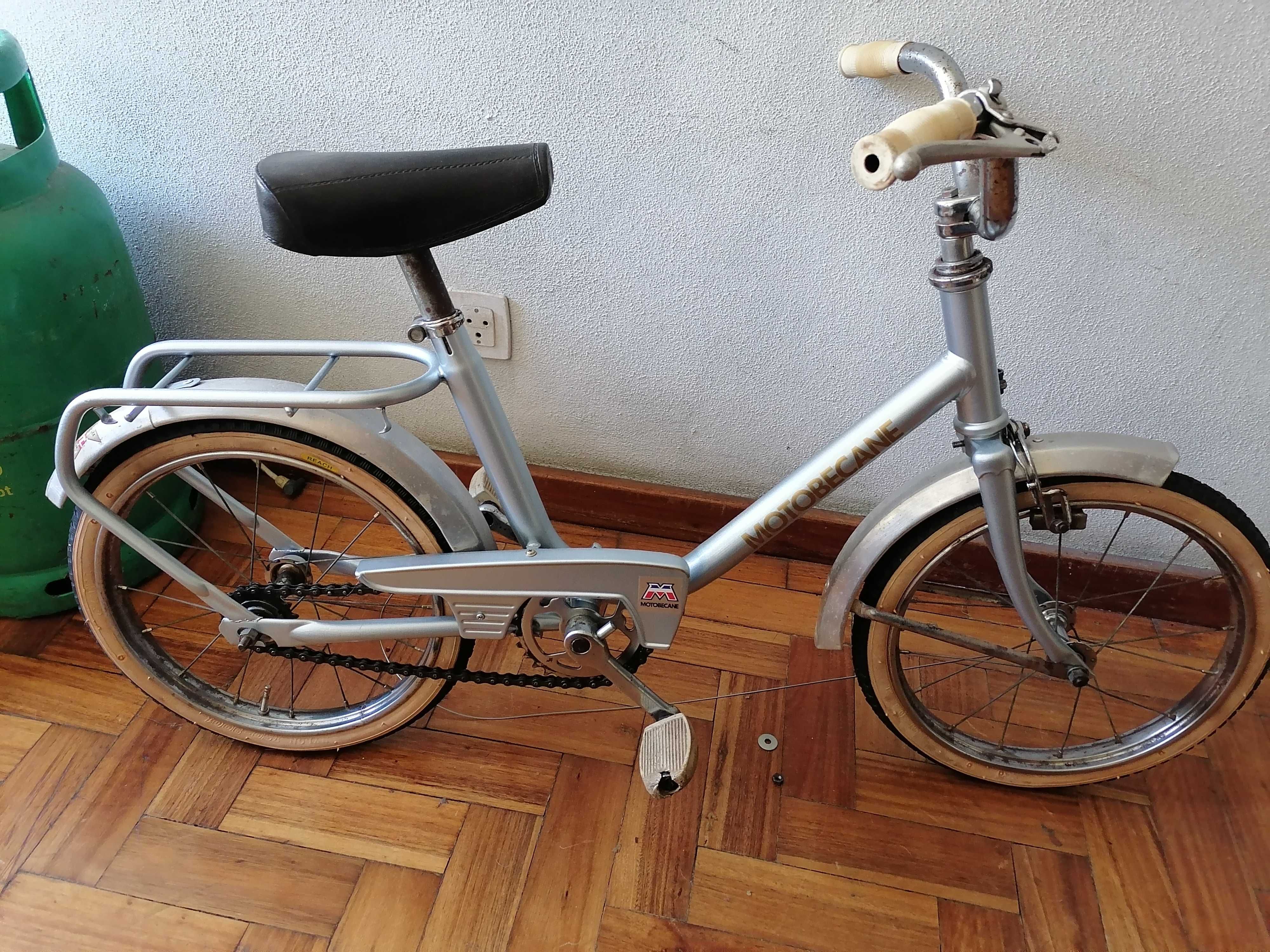 Bicicleta de criança, marca Motobecane, roda 20 dos anos 60