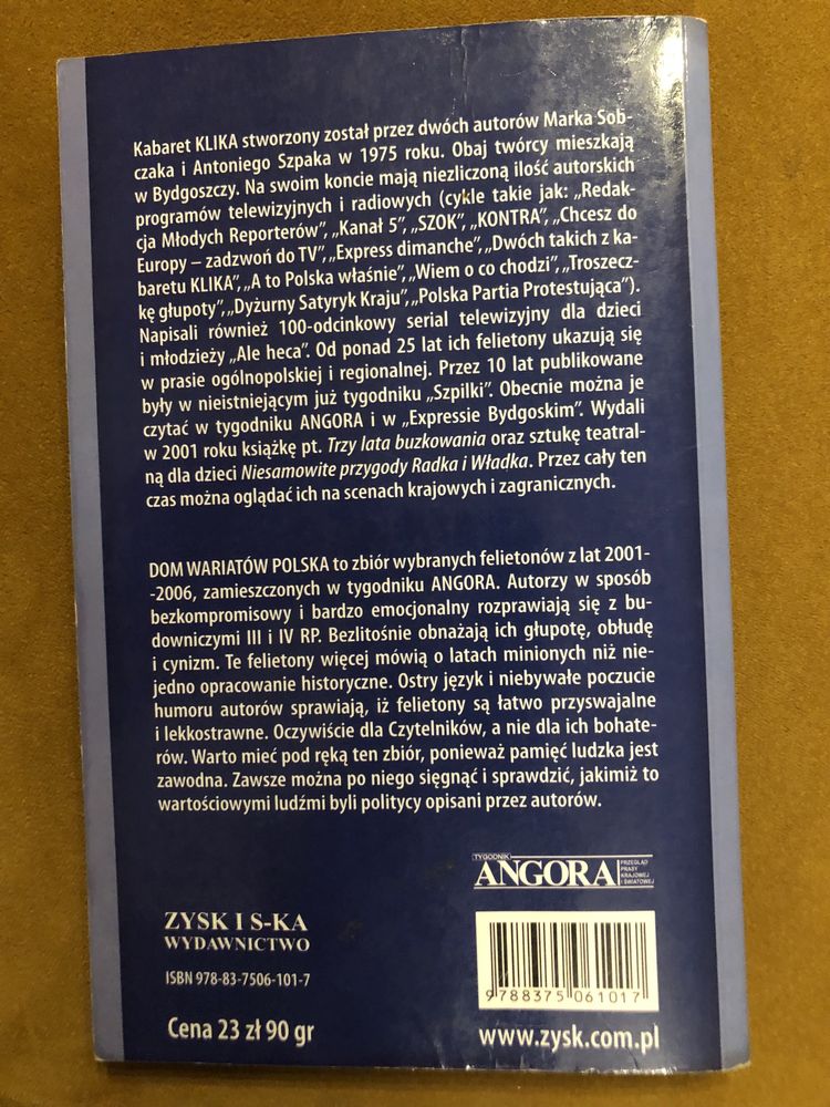 Dom wariatów Polska, Marek Sobczak. Antoni Szpak