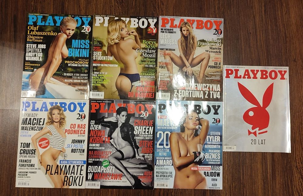 Playboy 2012 czasopisma 20 lat