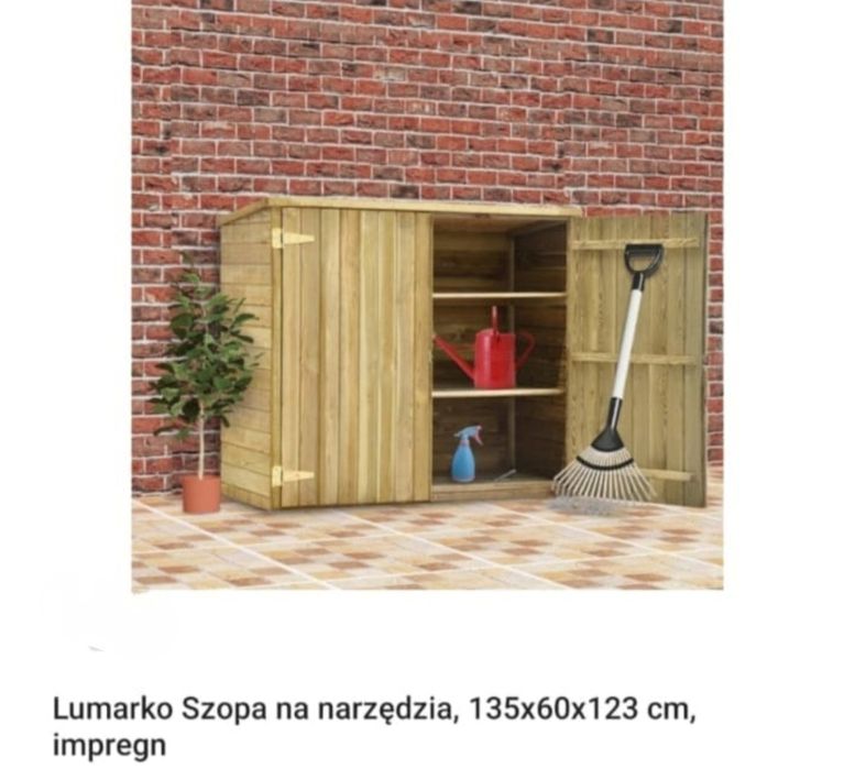 lumarko szopa _ szafa ogrodowa 135x60x123