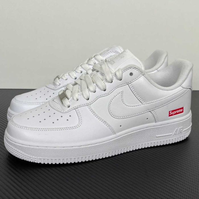 "Buty Trampki" Nike_Air Force 1 Low Supreme White_R.40.5