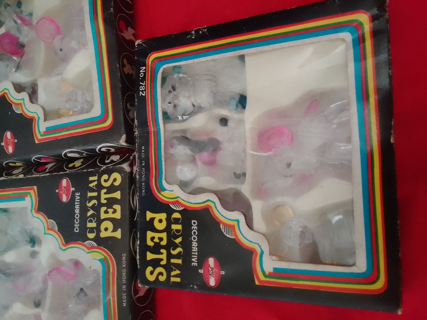 Caixinhas com miniaturas de animais para decoração novas cada 2,50€