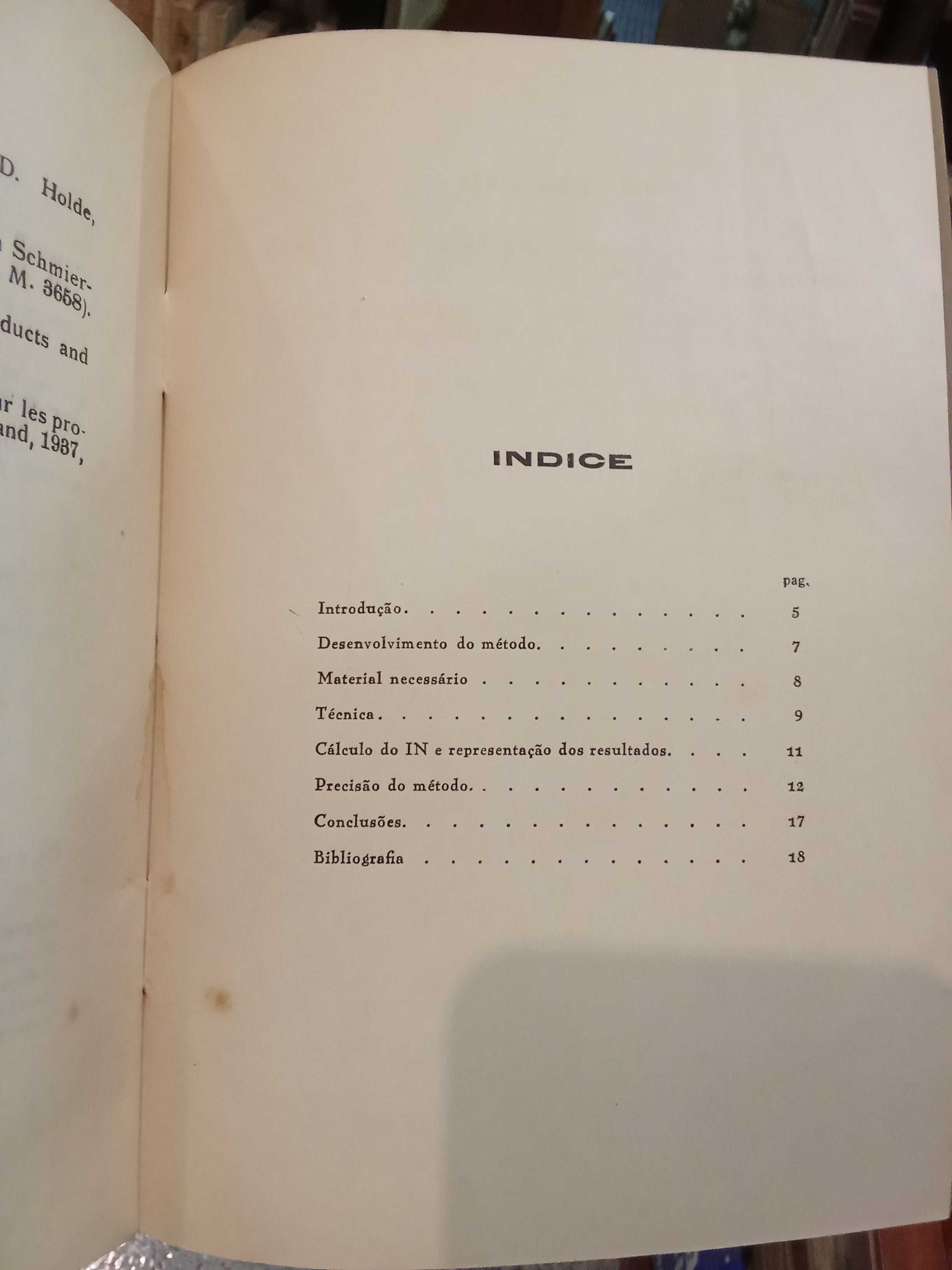 Método de determinação do Índice de Neutralização