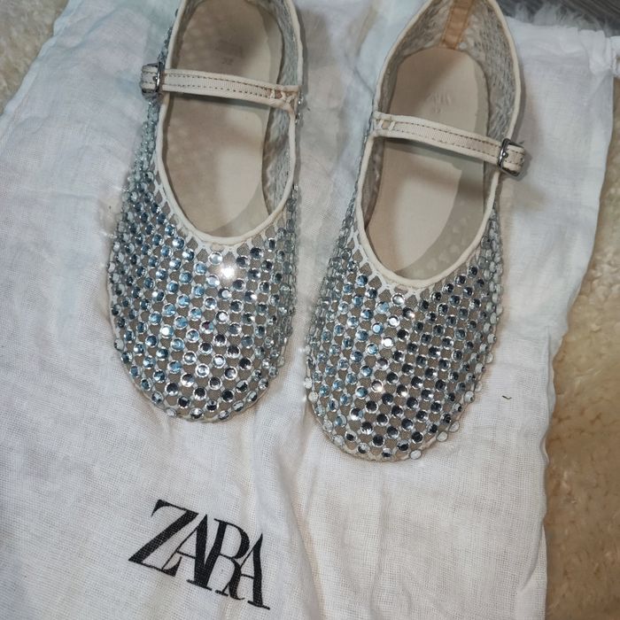 ZARA святкові туфельки човники 32р