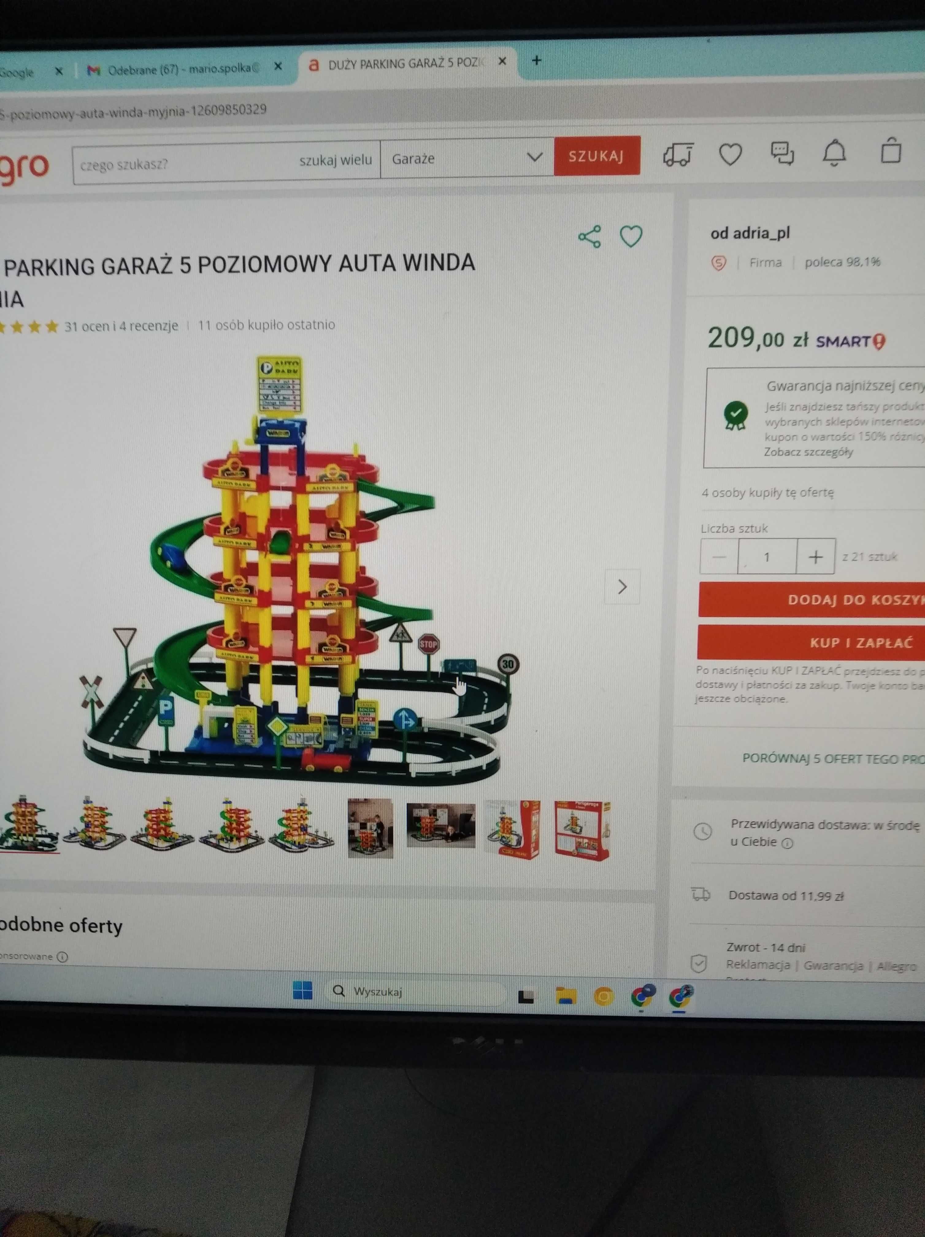 Parking dla autek/samochodzików/rysoraków WADER