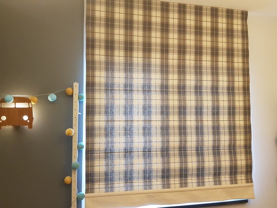 Roleta rzymska roletka żaluzja Design Krata Pasy