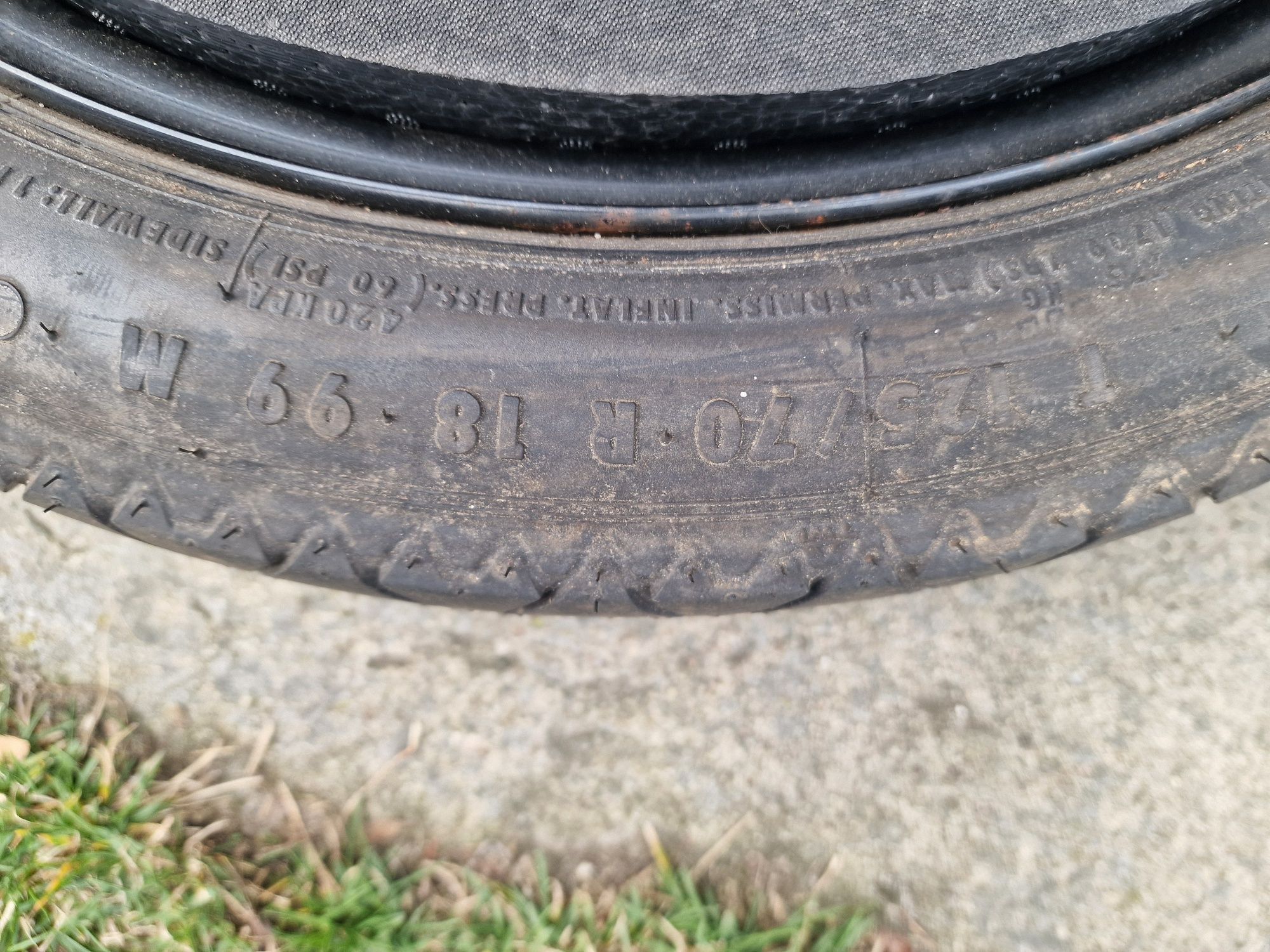 Koło dojazdowe Audi A3 8V 31/2Jx18H2 ET 25.5 5x112
