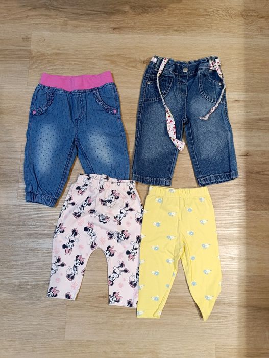 Dżinsy legginsy dla dziewczynki rozmiar 74