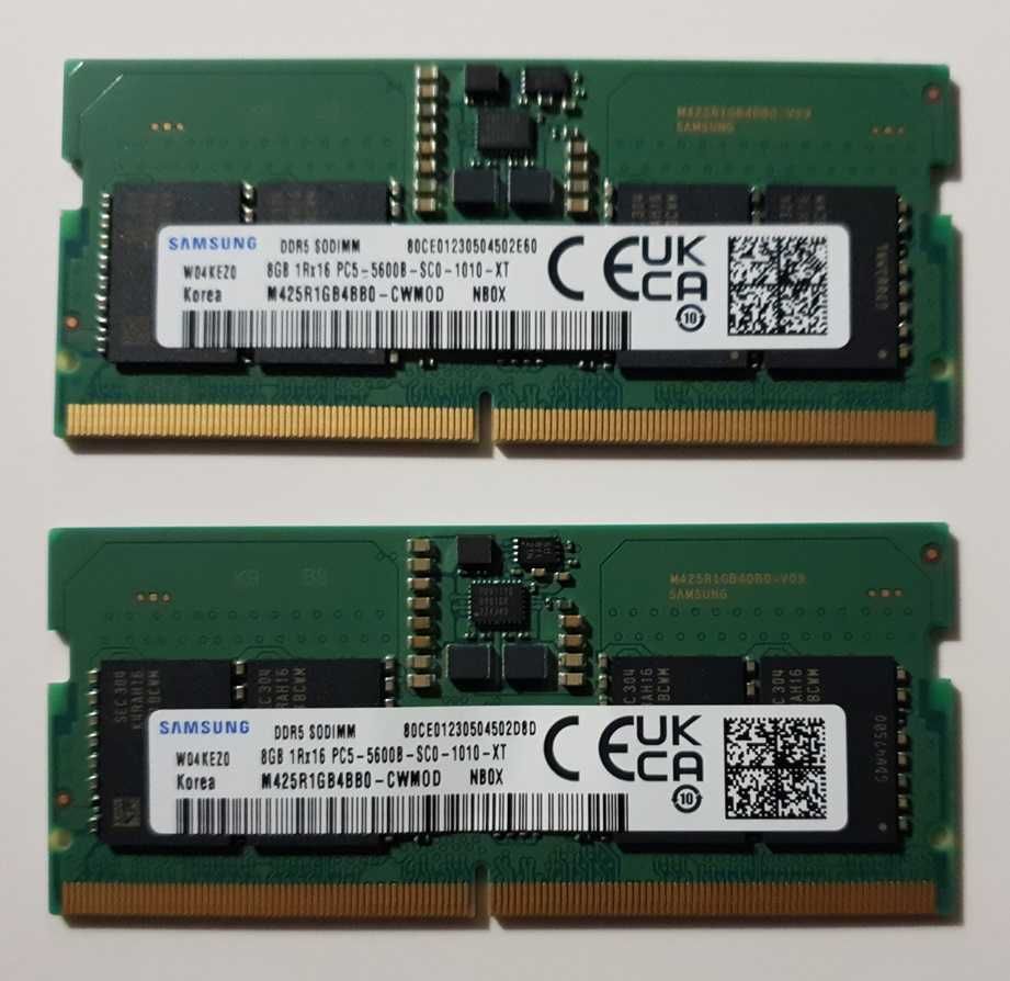 Samsung SO-DIMM 16GB (2x8GB) DDR5 5600MHz CL40