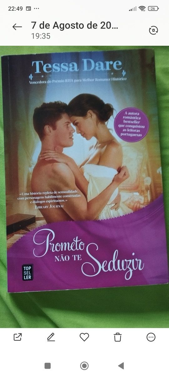 Cherryl Holt A órfã e o fidalgo,Tessa Dare Prometo não te seduzir