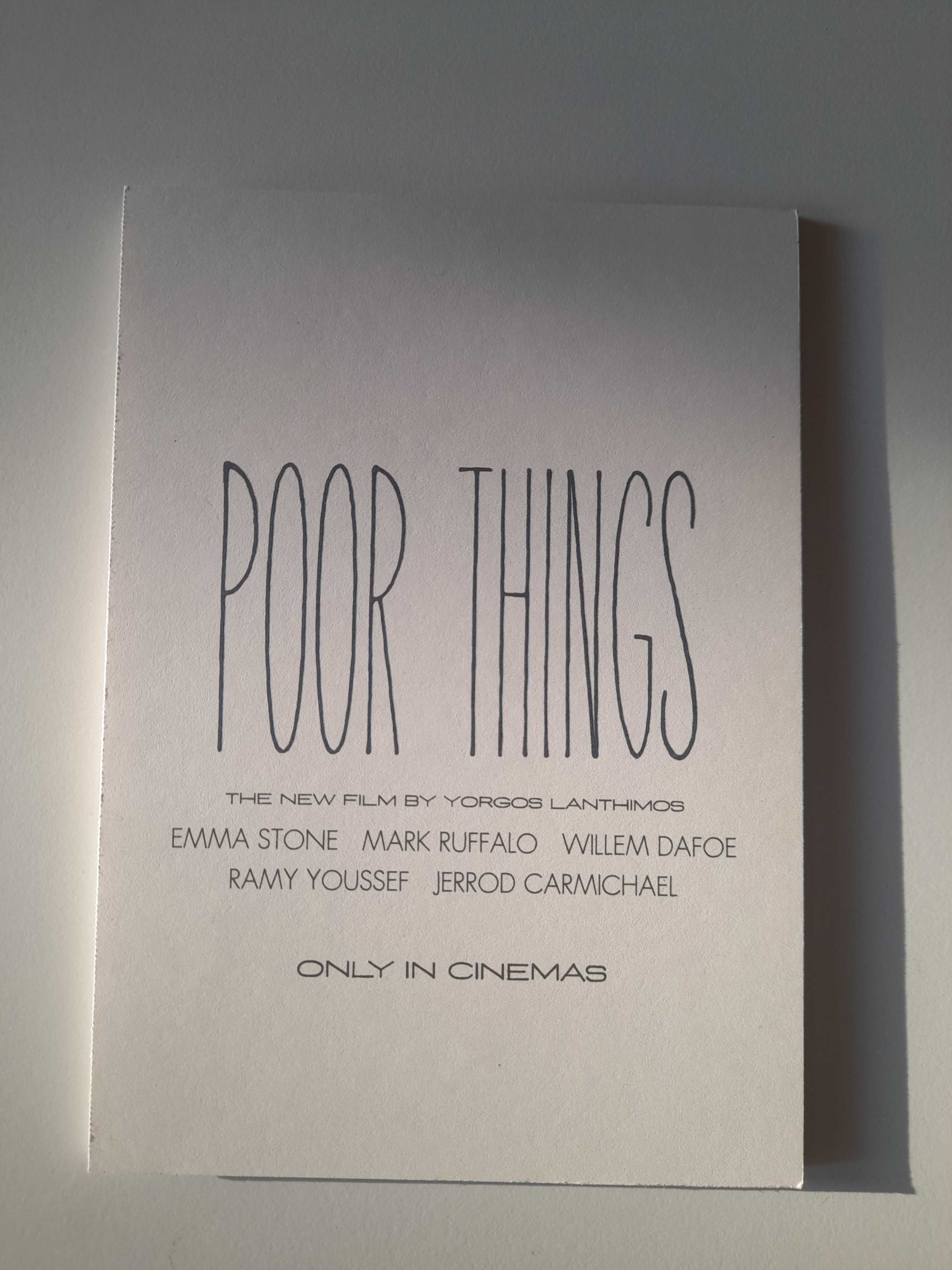 Poor Things / Biedne Istoty ulotki kinowe
