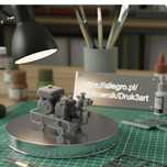 Motopompa strażacka – skala 1:43 Modelarstwo