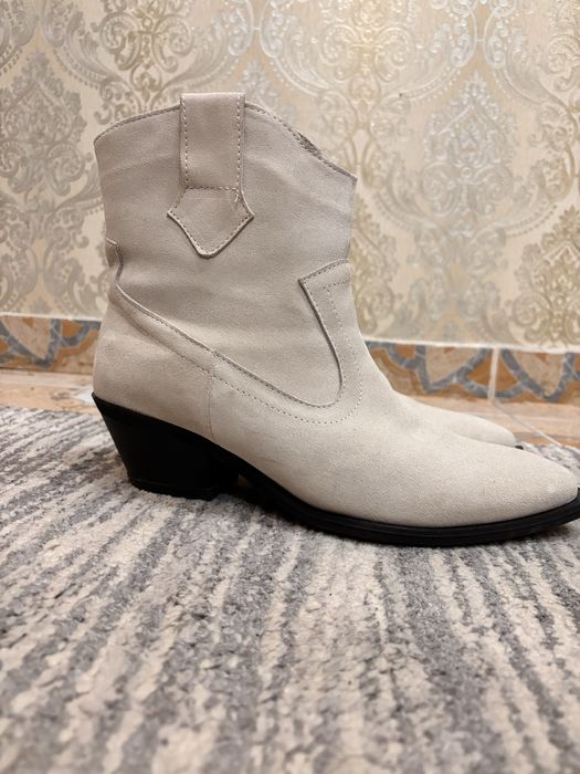 Козаки (ковбойки) натуральна шкіра 40 розмір