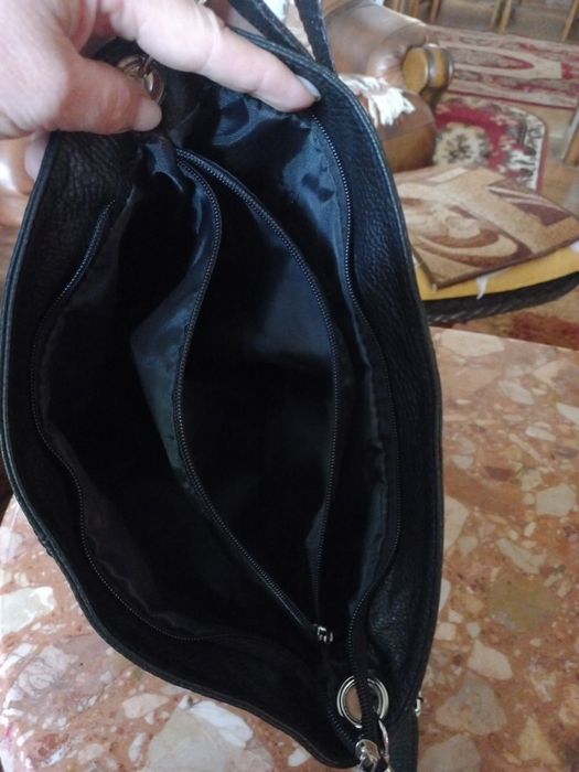 Шкіряна  італійська сумка