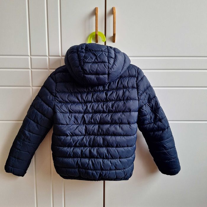 Chłopięca kurtka przejściowa granatowa roz. 128, 7-8 lat