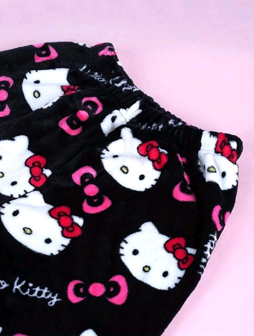 Nowe HELLO KITTY pluszowe spodnie (szybka wysyłka)