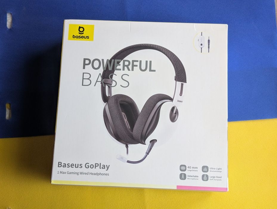 нові Open Box ігрові геймерські навушники Baseus GoPlay Max 1 40 mm