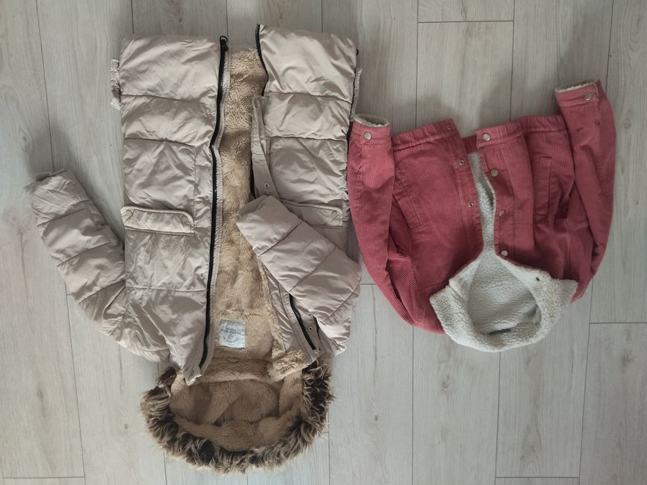 р.134/8 років Лот одягу для дівчинки зимова тепла куртка светри блузи