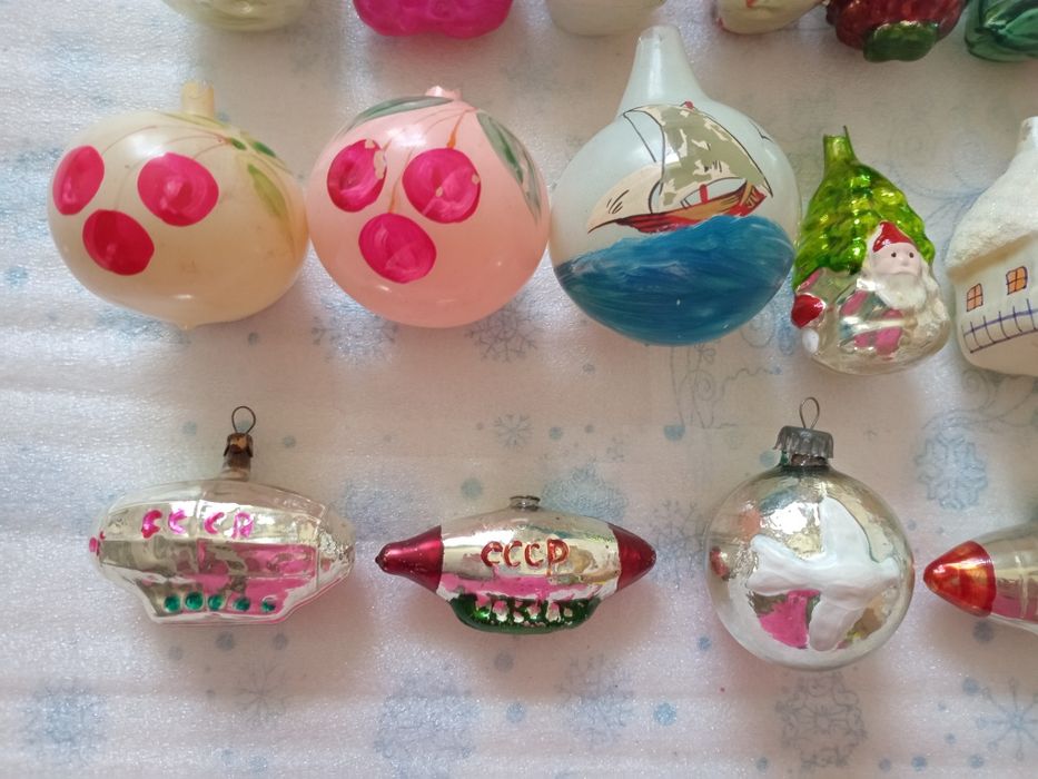 Елочные игрушки СССР