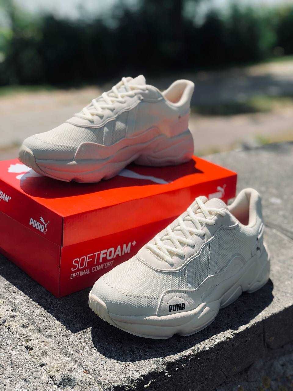 Распродажа! Кроссовки Puma мужские Тренд года! white Повсякденні Пума