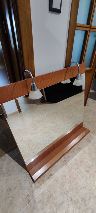 Espelho casa de banho iluminado