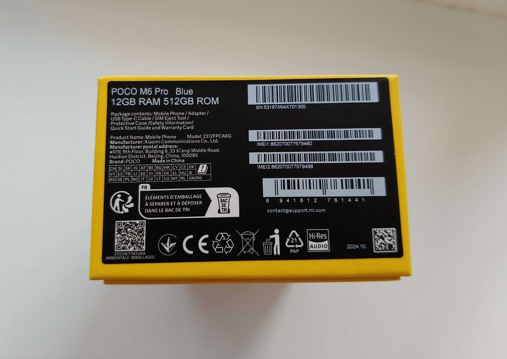 Xiaomi Poco M6 Pro 12/512GB Blue EU